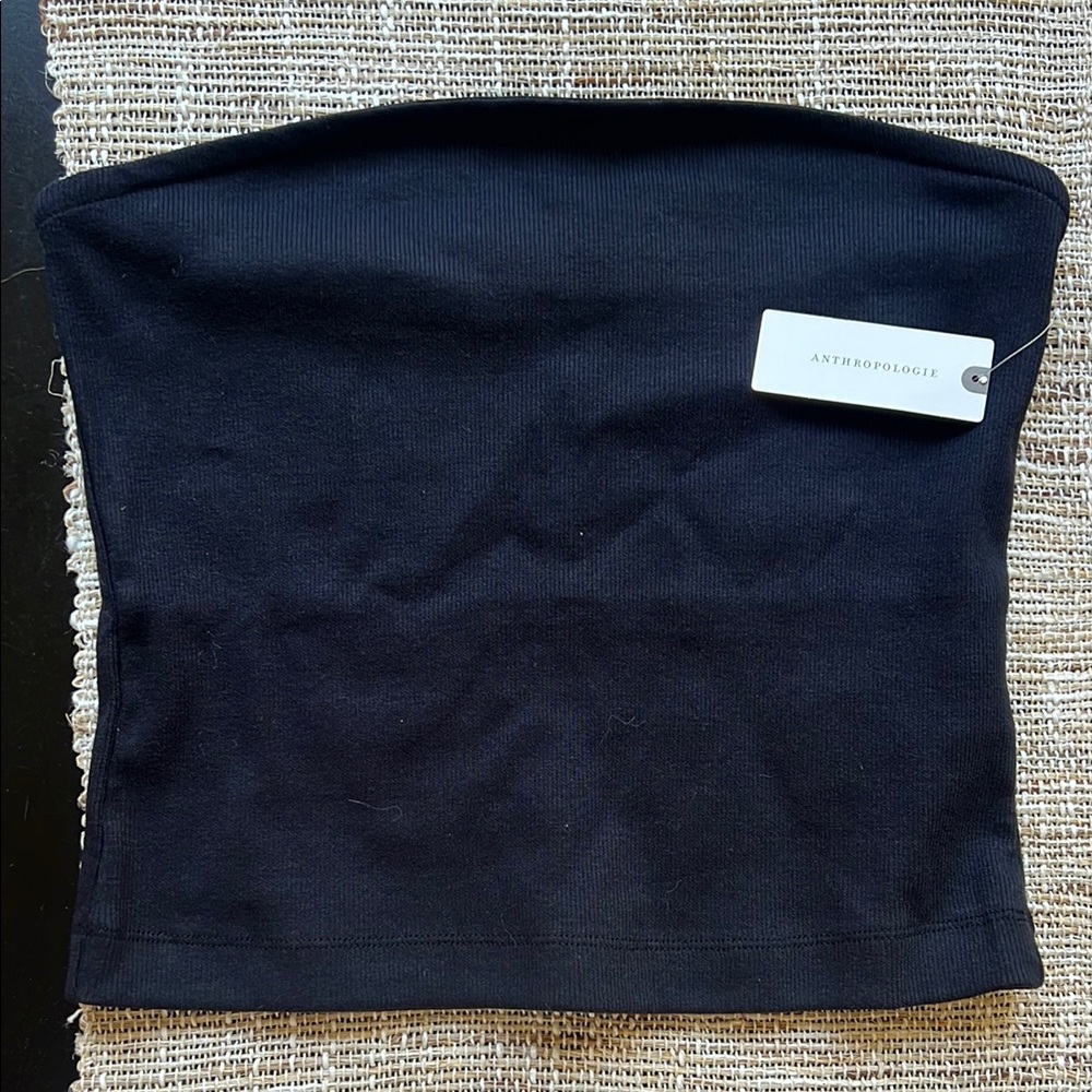Anthropologie Elegant Black Tube Top